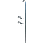 C.B.D. - CBDA139400 PALO CURVO MT2 C/KIT FISSAGGIO