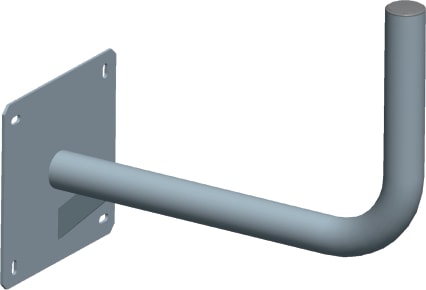 C.B.D. CBDA801415 SUPPORTO MURO D.50X2MM LUNGH.25CM