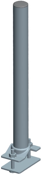 C.B.D. CBDA801435 SUPPORTO DIRITTO 42CM