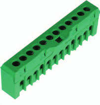 CABUR SRL CBRQBLOK1202 QBLOK.12/TE MORS.16MM2 12F VERDE V0