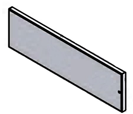 CEB S.P.A. - CBSPCX208H PCX208H PANNELLO CIECO INOX HMXMT 800X20