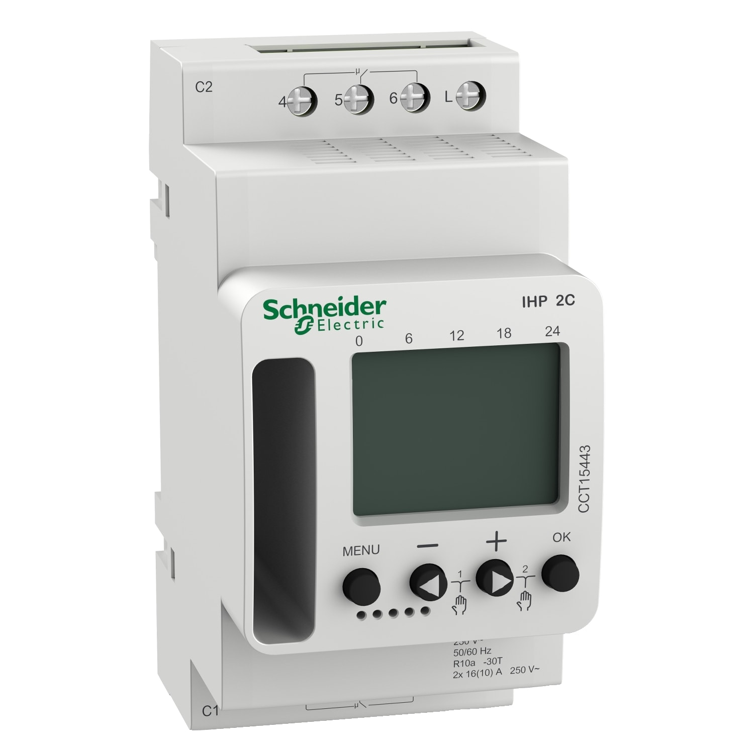 SCHNEIDER ELECTRIC - SNRCCT15443 Acti 9 IHP 2C con interruttore orario programmabile (24h / 7d)