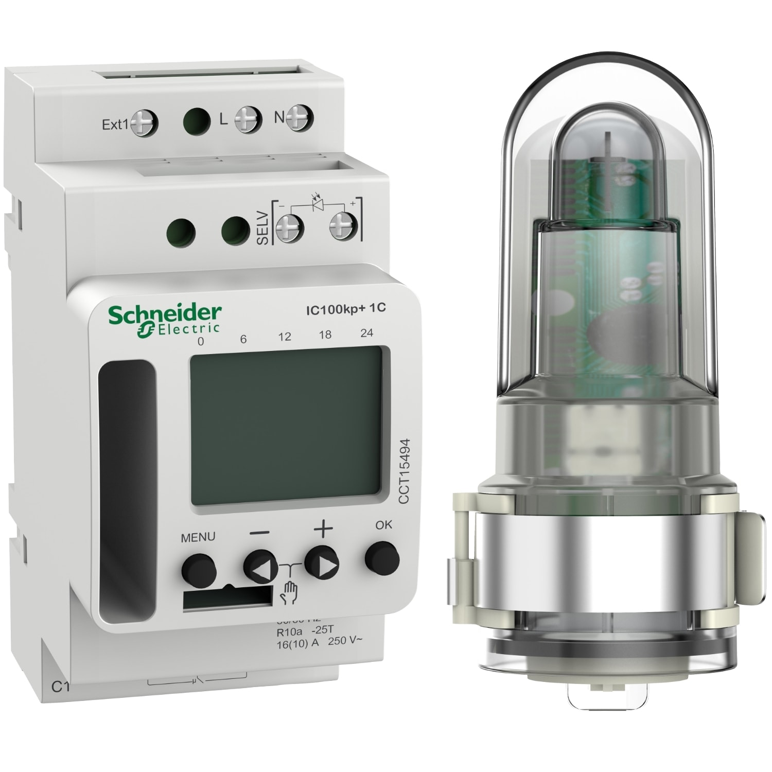 SCHNEIDER ELECTRIC - SNRCCT15494 CREPUSCOLARE IC100KP+ SMART 1C 84 MEM