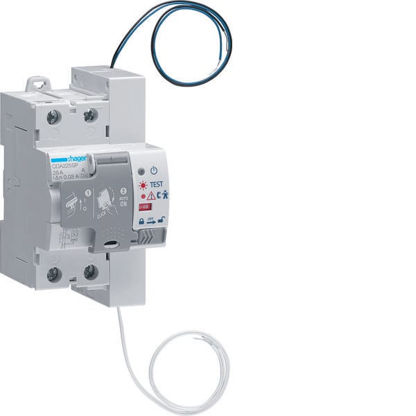 HAGER - HAGCDA225SP INT.DIFF. RIARMO AUT. 2P 25A 30MA A 3M A