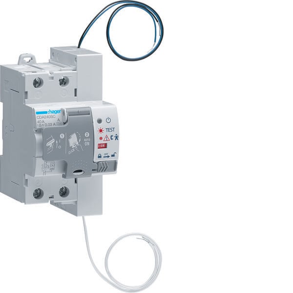 HAGER HAGCDA240SC INT.DIFF. RIARMO AUT. 2P 40A 30MA A 3M