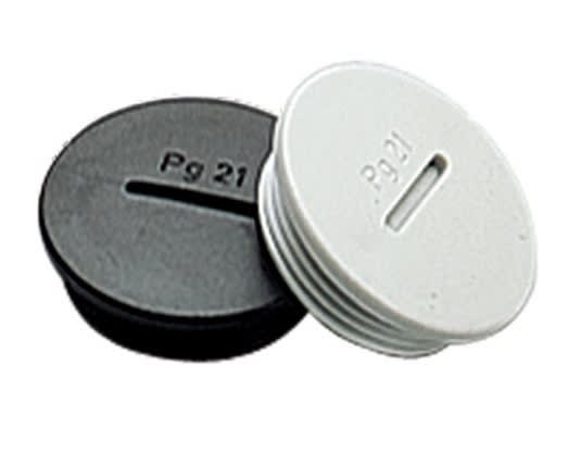 CEMBRE SPA - CEM1840N TAPPI, IN POLISTIROLO PS, PASSO Pg7, IP54, NERO RAL 9005