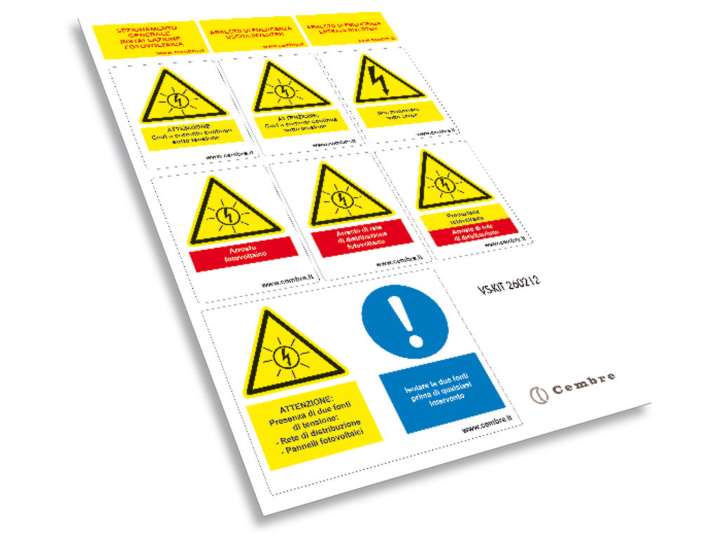 CEMBRE SPA - CEM260212 Kit etichette