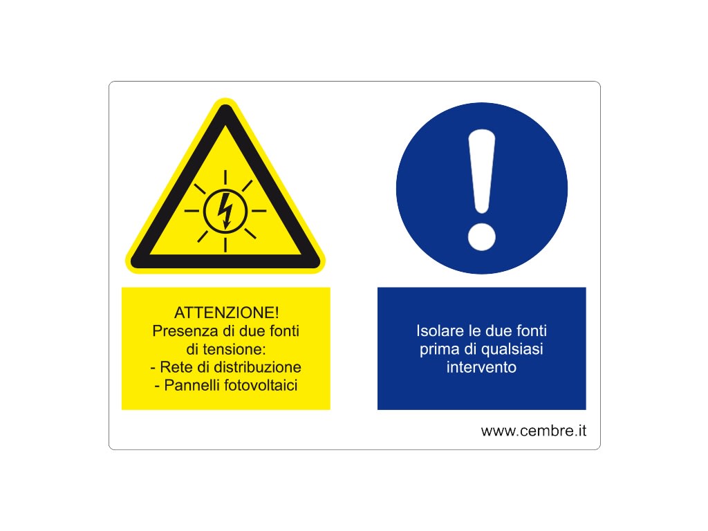 CEMBRE SPA - CEM2611700 ETICH.VS-I117 X IMP.ELET.60X80