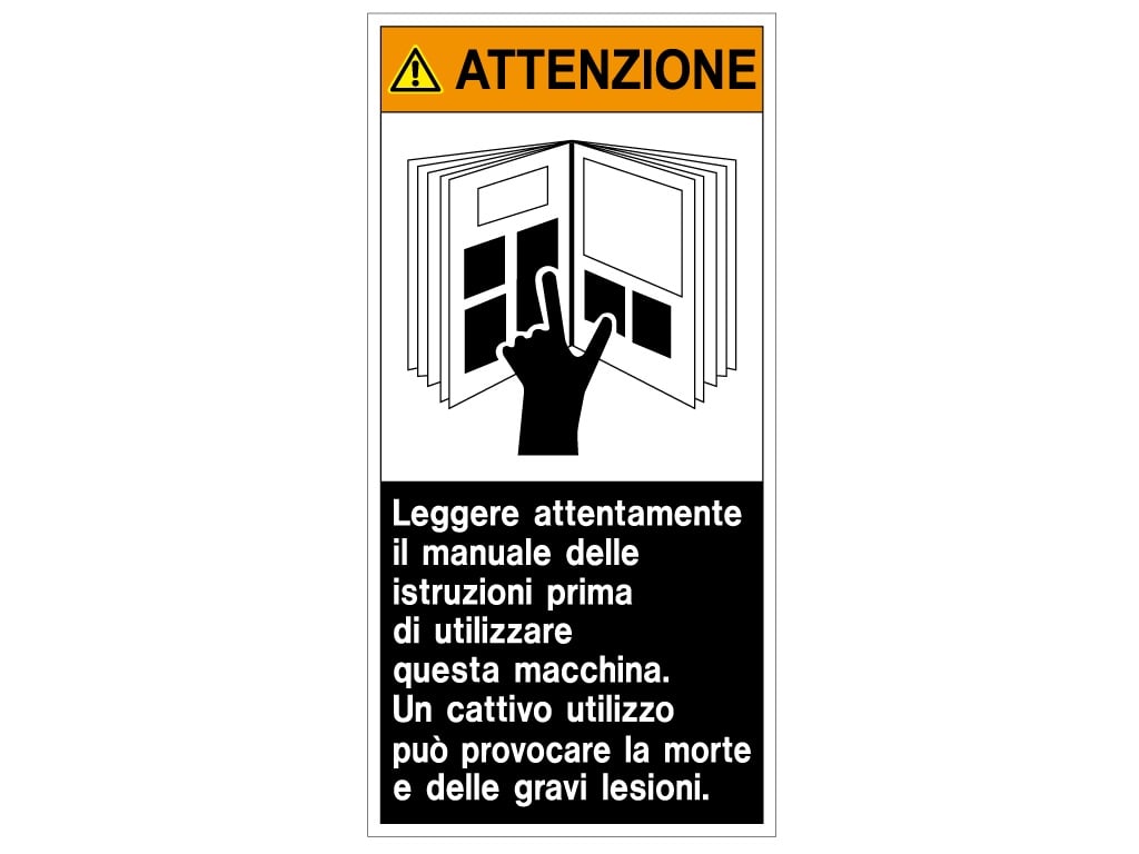 CEMBRE SPA - CEM2613300-GB ETICH.VS-I133 PER IMP.ELETTR.125X62 INGL