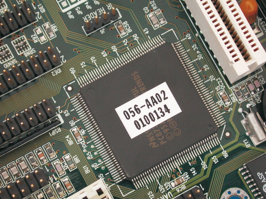 CEMBRE SPA - CEM47196N ETICHETTA MG-PYT ADES.BIANCA POLIEST. 9X