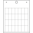 CEMBRE SPA - CEM49194N TARGHETTA ADESIVA PER COMPONENTI, PREFUSTELLATA, IN PVC RIGIDO, 26x26mm, GRIGIO