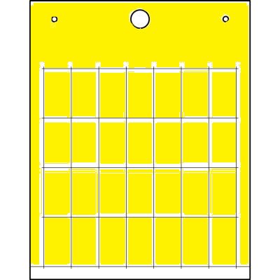 CEMBRE SPA - CEM49148 TARGHETTA ADESIVA PER COMPONENTI, PREFUSTELLATA, IN PVC RIGIDO, 17x35mm, GIALLO PVC10050YE