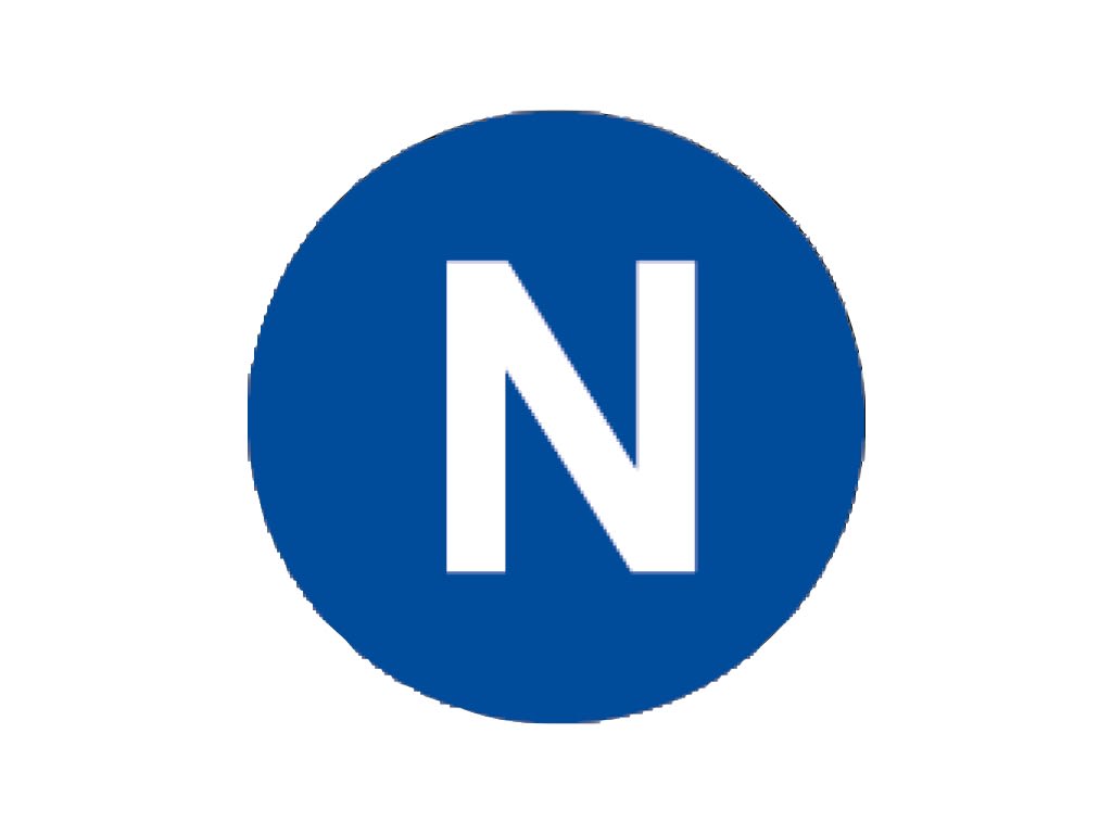 CEMBRE SPA - CEM700302-BULK ETICHETTA ADESIVA PER APPARECCHIATURE CS-N, SIMBOLO NEUTRO