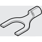 CEMBRE SPA - CEMGN-U4 CAPOCORDA A FORCELLA, NON ISOLATO, CON COLLETTO NON BRASATO, PER CONDUTTORI IN RAME, VITE 4mm SEZIONE 4-6 mmq