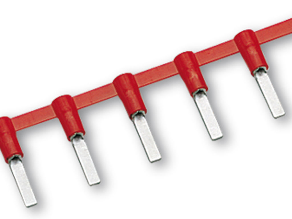 CEMBRE SPA - CEMCBP-PP12 CAPOCORDA CONCATENATO A PUNTALE PIATTO, PREISOLATO IN POLICARBONATO, BLU, PER CONDUTTORI IN RAME, HALOGEN FREE, P=12,8x3,5mm SEZIONE 1,5-2,5 mmq