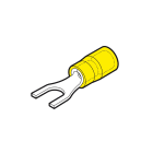 CEMBRE SPA - CEMGP-U16 CAPOCORDA A FORCELLA, PREISOLATO IN POLICARBONATO, GIALLO, PER CONDUTTORI IN RAME, HALOGEN FREE, VITE 16mm SEZIONE 4-6 mmq