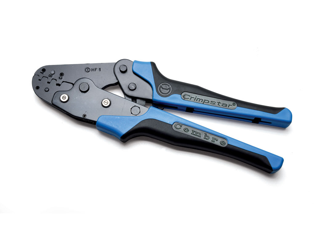 CEMBRE SPA - CEMHF2 UTENSILE MECCANICO PER LA COMPRESSIONE, SERIE CRIMPSTAR, PER CAPICORDA NON ISOLATI IN OTTONE CON COLLETTO APERTO DA 0,08 A 1,3 MMQ