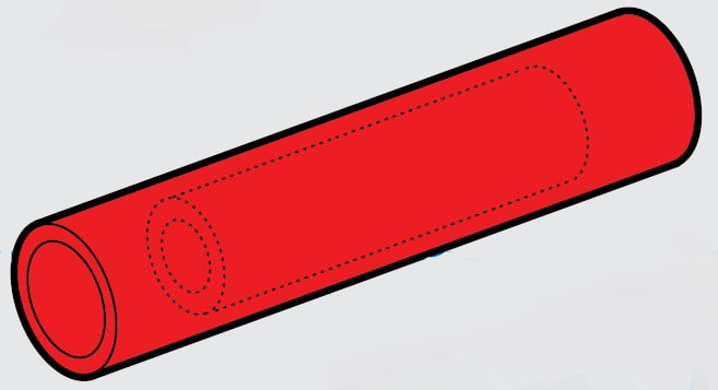 CEMBRE SPA CEMNL2-M GIUNTO TESTA-TESTA NYLON ROSSO SEZ.10MMQ