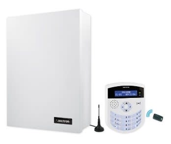 HILTRON LAND SRL - C1AXMR4000 CENTRALE IBRIDA 4 ZONE CABLATE 200 PUNTI