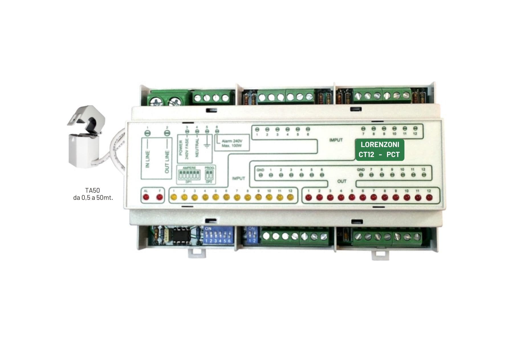LORENZONI SRL LOZ523.0000.015.1 CENTRALINA DI CONTROLLO CT12-PCT 12 ZONE