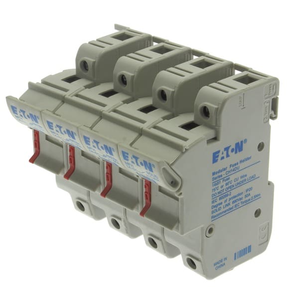 EATON EAOCH143DNU CH143DNU PORTA-FUS, 50 A, 14X51 , 3P+N
