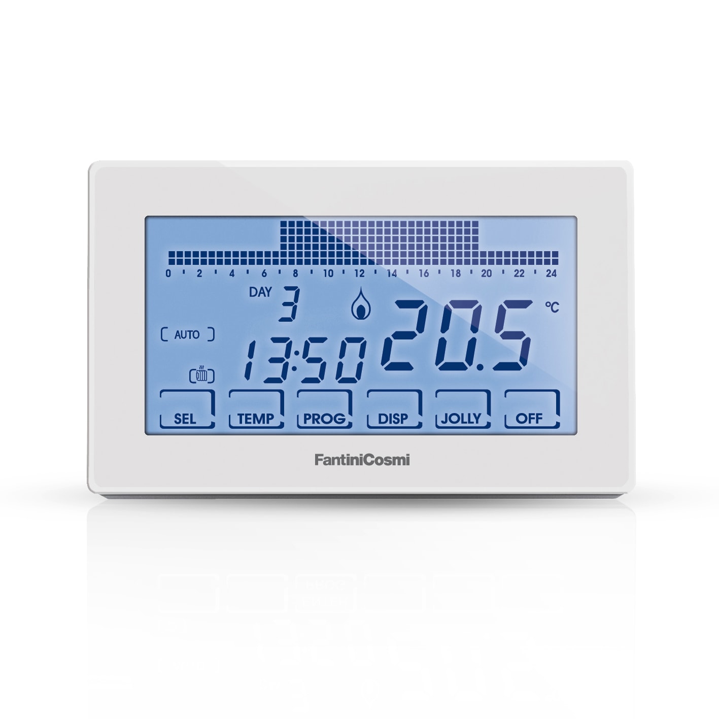 FANTINI COSMI SPA FANCH180 CRONOTERMOSTATO TOUCH-SCREEN A BATTERIE