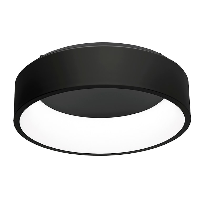 ROSSINI RSSCHO005N PLAFONIERA TONDA NERA LED 36W IP20 3000
