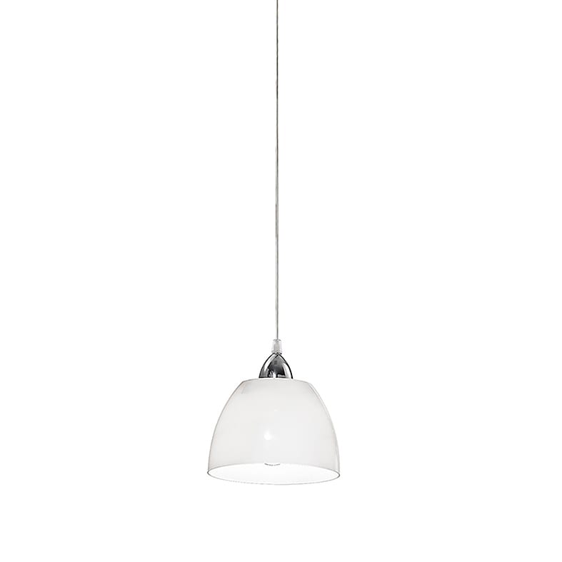 ROSSINI RSSCLA001 SOSPENSIONE CROMO/PARALUME VETRO BIANCO