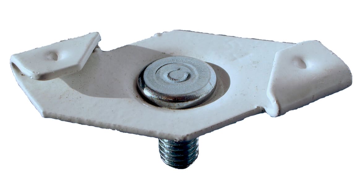 TEKNOMEGA SRL TKGCLP1325 CLIP A ROMBO X CONTROSOF. M6X9 ZINC.CALD