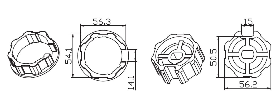 CAME SPA CMC001YK5101 OTTAGONALE 59X0,6MM