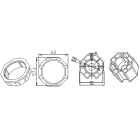 CAME SPA - CMC001YK5104S OTTAGONALE 59X0,7 SHUTTER