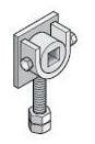 CAME SPA - CMC001YM0003 SUPPORTO A VITE M12 CON BOCCOLA Q16