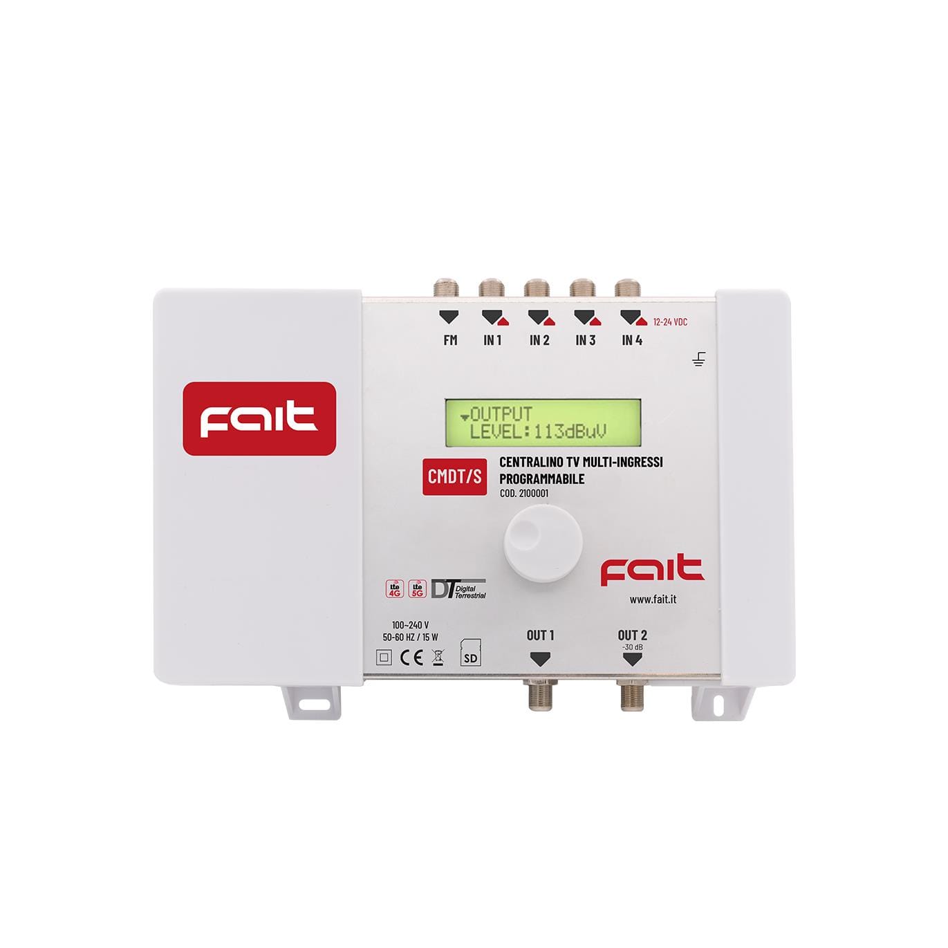 FAIT SRL - FIT2100001 CMDT/S-CENTR.TV MULTI-ING. PROGR.120 DBU