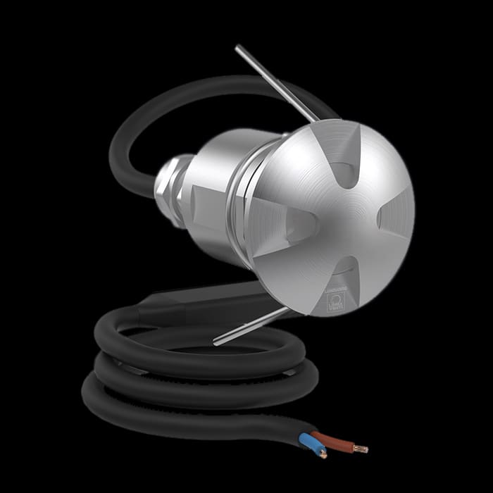 LOMBARDO LOMLL107010B CNC 35 MASK LED 24V BLU 2W INOX