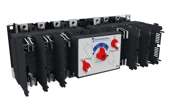 TECHNOELECTRIC SRL - TEH120433SM COMMUTATORE ORIZZONTALE FUSIBILE NH00 SE