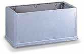 CONCHIGLIA - CON073290009 Serie CVL - Zoccolo per armadio in vetroresina serie CV, dimensioni 860 x 381 x 450 mm (BxAxP)
