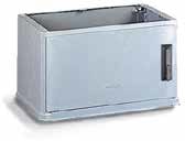CONCHIGLIA - CON073350019 Serie CVHP - Sopralzo per armadio in vetroresina, senza serratura, dim. 720 x 381 x 450 mm (BxAxP)