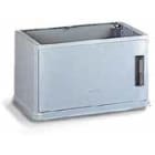 CONCHIGLIA - CON073350902 Serie CVHP - Sopralzo per armadio in vetroresina, senza serratura, dim. 720 x 565 x 450 mm (BxAxP)