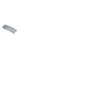 CONCHIGLIA - CON095531000 Acc. per Serie UPM - Staffa in alluminio anodizzato per fissaggio su pali diametro minimo 70mm