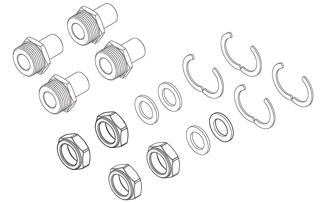 ROTEX RXH162075 RACCORDI PER COLLEGAMENTO CON 15P16
