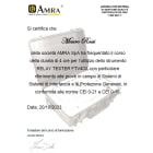 A.M.R.A. SPA AMRCORSO CHAUVIN ARNOUX CORSO DI FORMAZIONE