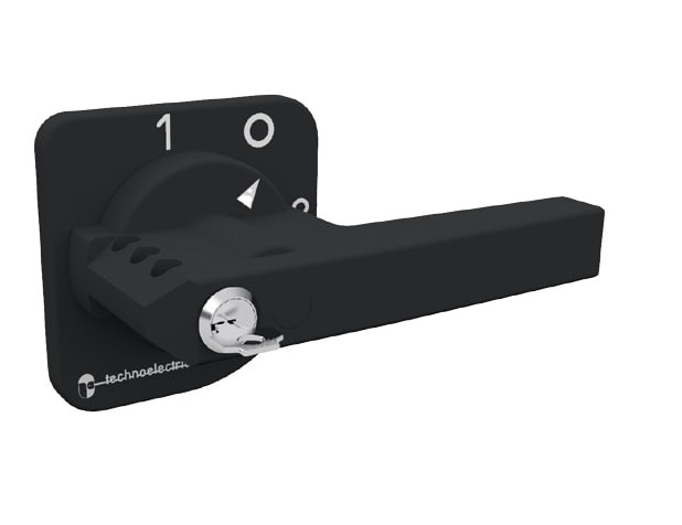 TECHNOELECTRIC SRL - TEH18500 MANIGLIA BLOCCO PORTA CON BLOCCO CHIAVE