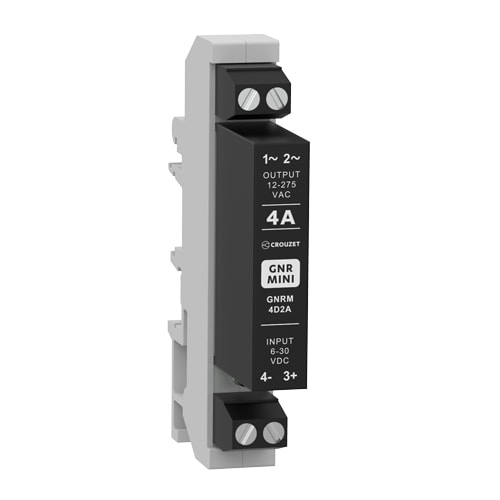 CROUZET - CROGNRM4D2A SSR, GNR MINI, DIN RAIL, 4A OUT 12-275 V