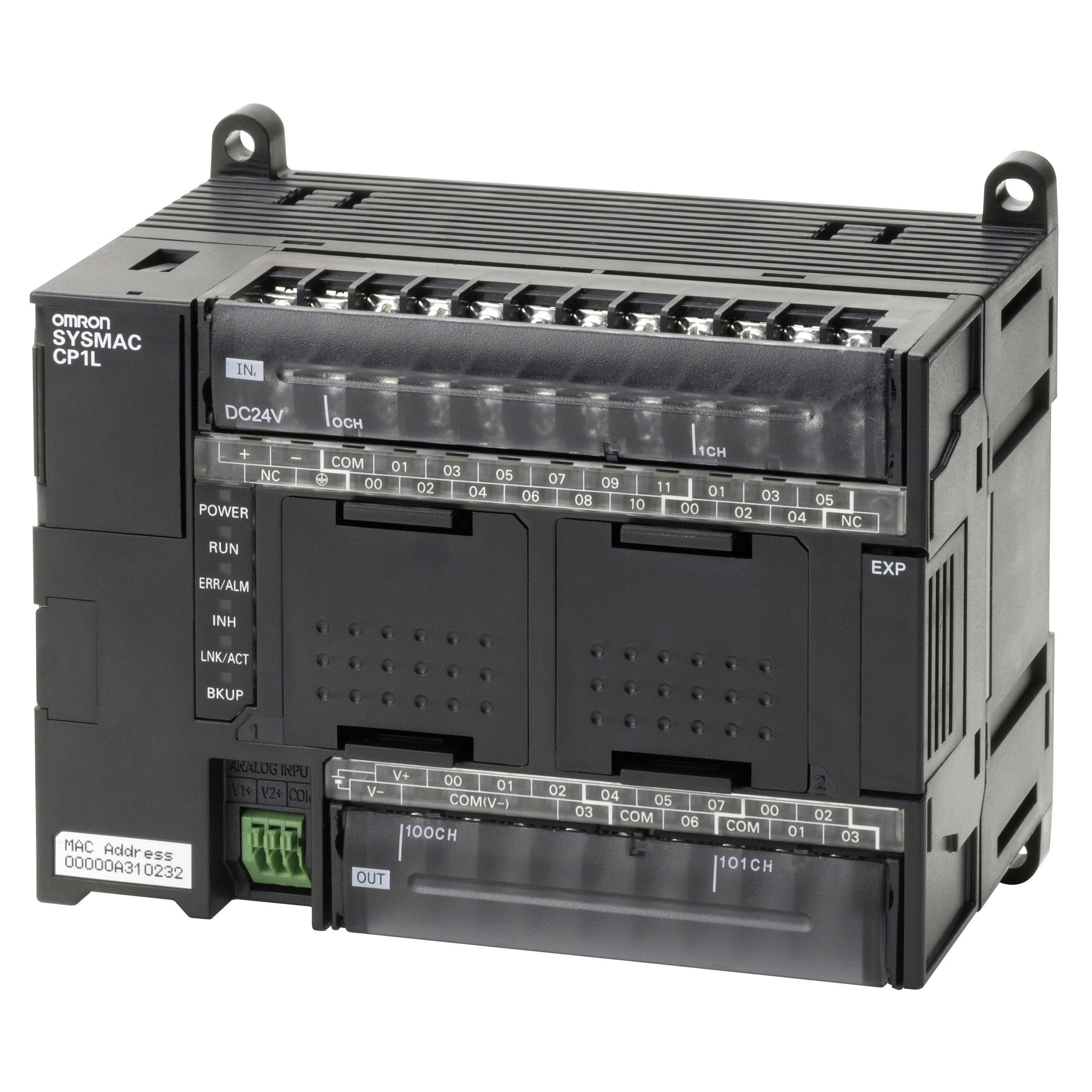OMRON - OMRCP1LEM30DT1D PLC CP1L, 18DI, 12DO, PNP, 24VCC, 2AI, E