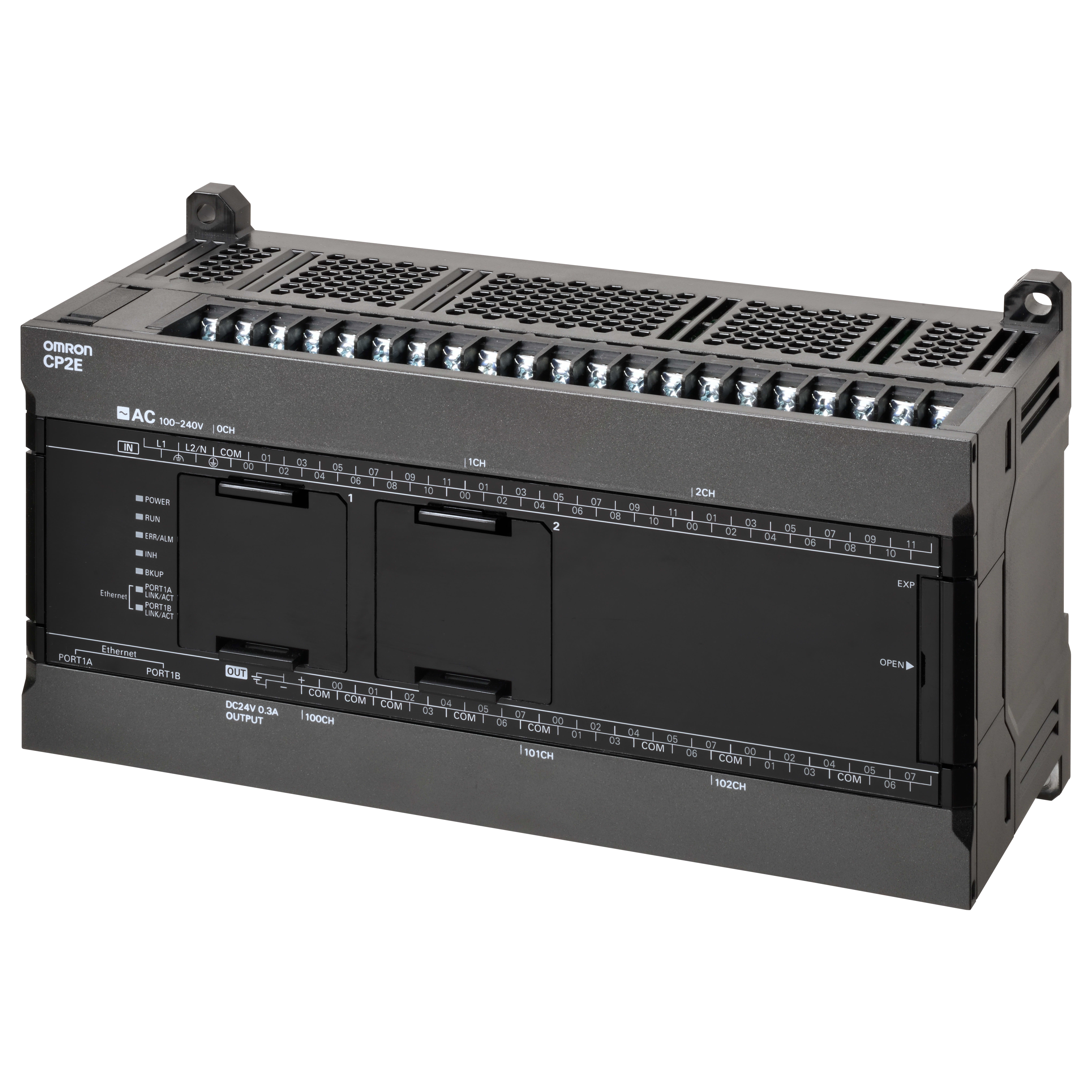 OMRON - OMRCP2EN60DRD PLC CP2E 36DI, 24DO a relè, 24Vcc, Eth