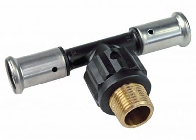 HENCO - CAPPELLOTTO CPL14PK200520 TEE MASCHIO IN PVDF 20X3/4 X20