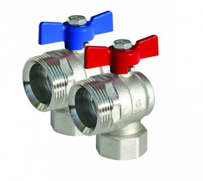 HENCO - CAPPELLOTTO - CPL20040 COPPIA VALV. SF. 1 1/4MX1 F ANGOLO