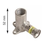 HENCO - CAPPELLOTTO - CPL2PG1604 TERMINALE C/STAFFA OTTONE X GAS 16X1/2