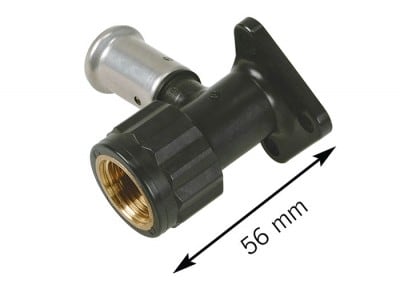 HENCO - CAPPELLOTTO CPL2PK2605 TERMINALE IN PVDF C/STAFFA 26X3/4