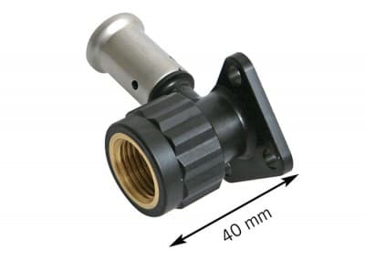 HENCO - CAPPELLOTTO CPL2PK1604K TERMINALE IN PVDF RIB. C/STAFFA 16X1/2